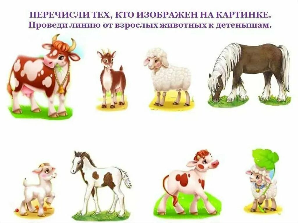 изображения домашних животных для детей. дидактическая игра чей малыш домашние животные. найди маму для 3 лет. найди маму и детеныша. задания найди маму и детеныша.