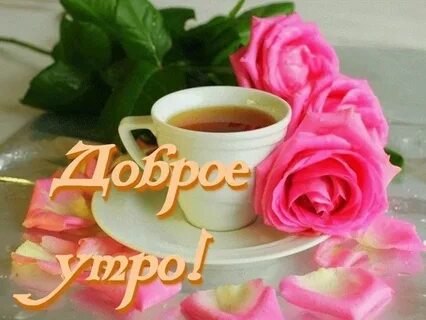 Доброе утро милая цветы