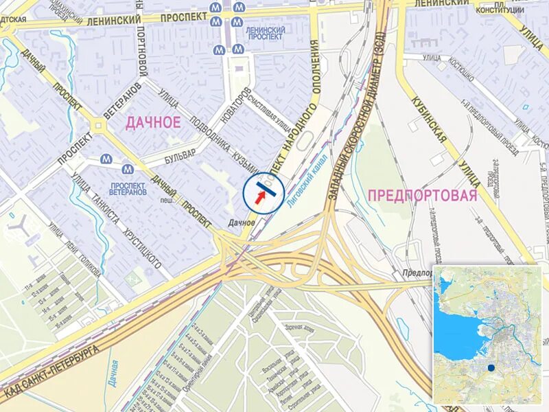 Как доехать до м ленинский проспект. Ул предпортовая спб на карте. пр народного ополчения 207. народного ополчения 6 на карте спб. карта проспект народного ополчения 19.