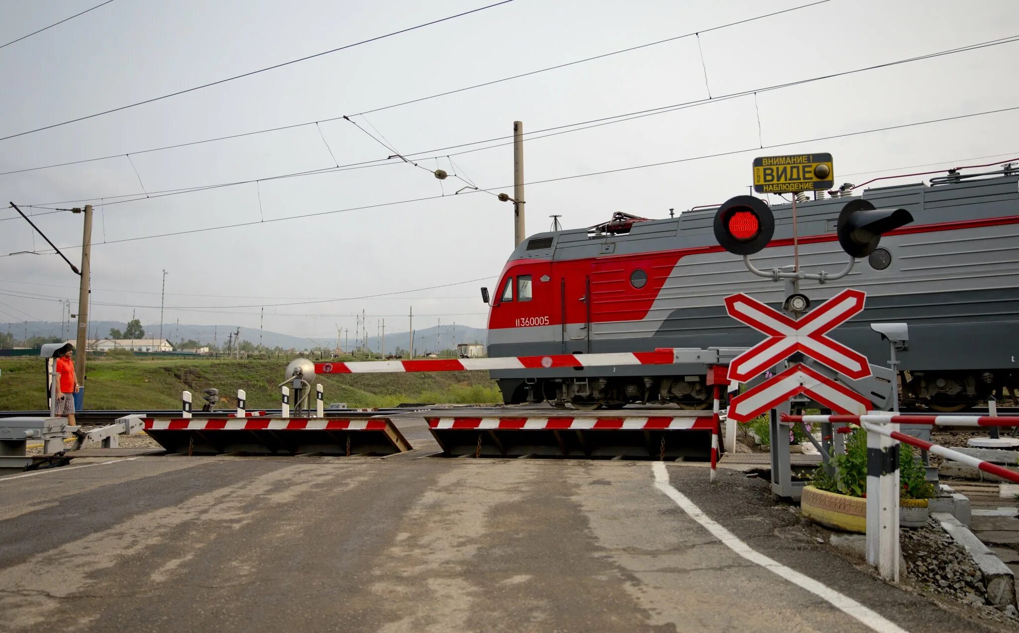 Переезд через железную дорогу. 000. Переезд через железную дорогу. Проект 2741. 000.