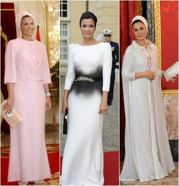 Как выглядят жены арабских шейхов Xeque Hamad bin Khalifa Al Thani e Sheikha Mozza, do Qatar Royal fashion, Fashio