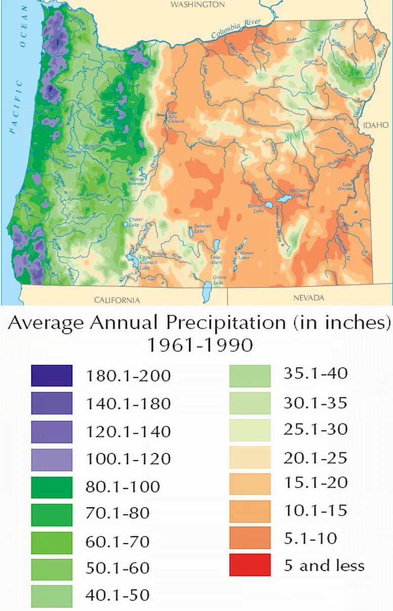 Климат орегона сша. Штат орегон на карте. Cold semi-arid climate. Types of climate. Орегон климат.