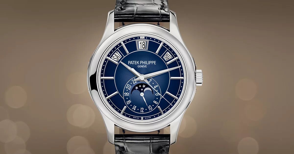 Watch 9 реплика. Patek Philippe complicated watches 5205g-001. Patek Philippe 5205r. Patek Philippe complicated watches Annual Calendar 5205. Patek Philippe Blue Moon.