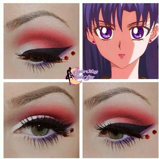 Pin by heavenhaze1 . on Makeup Anime cosplay makeup, Anime eye makeup, Cosplay m