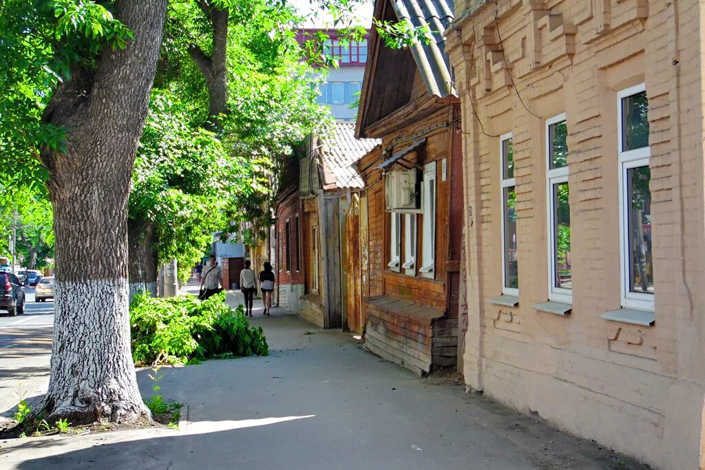 Старые дома в центре города