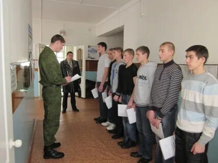 Как оформляют призывников