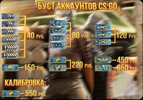 Буст аккаунтов кс