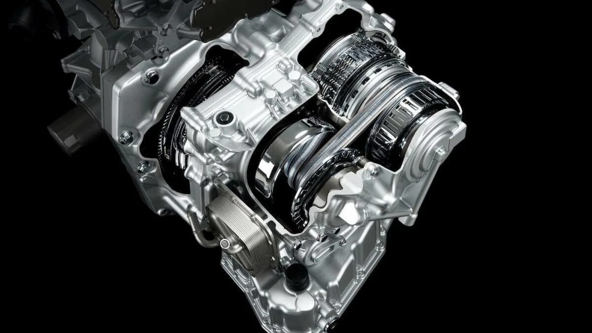 Cvt5. Бесступенчатая трансмиссия. Вариатор jatco jf010e. Вариатор тойота в разрезе. Цепь вариатора субару аутбек.
