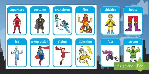 Супергерой на английском. Супер герои на английском. Super Heroes Flashcards. Супергерои на букву д.