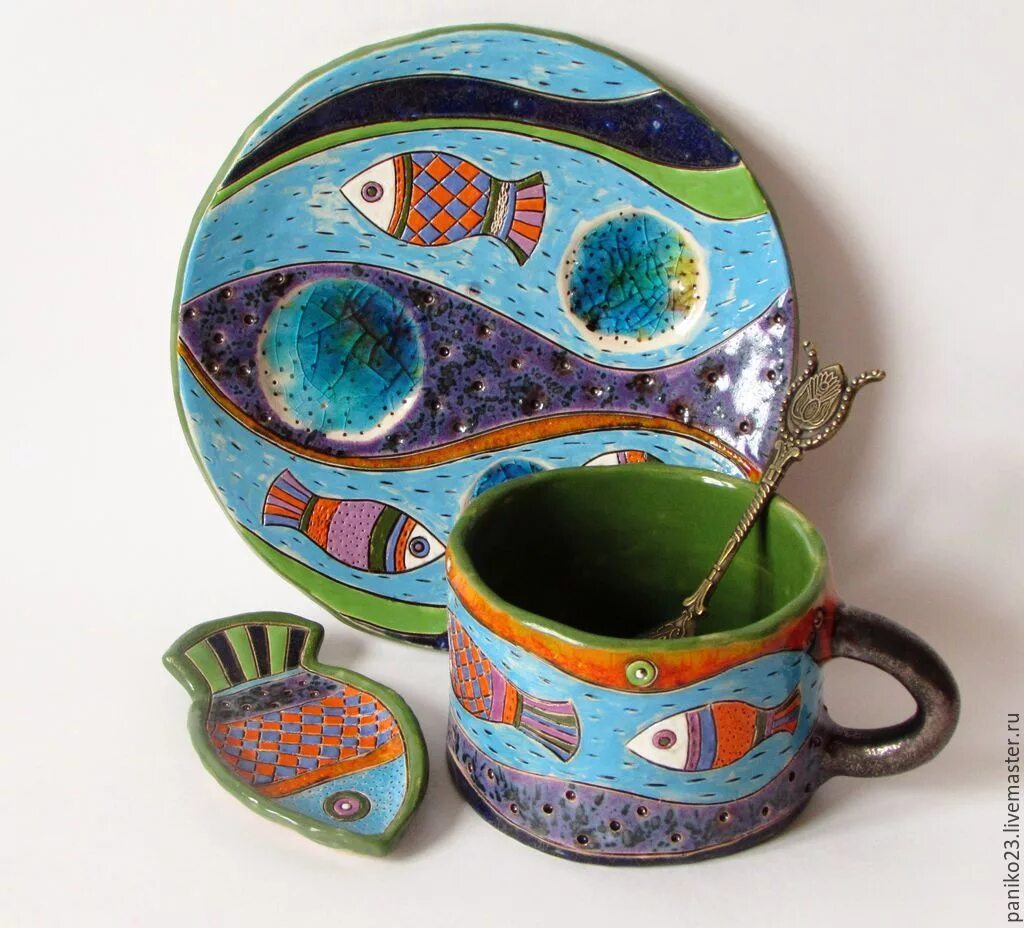 Расписная глиняная посуда. Подглазурная и надглазурная роспись. Роспись керамических. Роспись изделий из глины. Хассунской распис¬ной керамики.