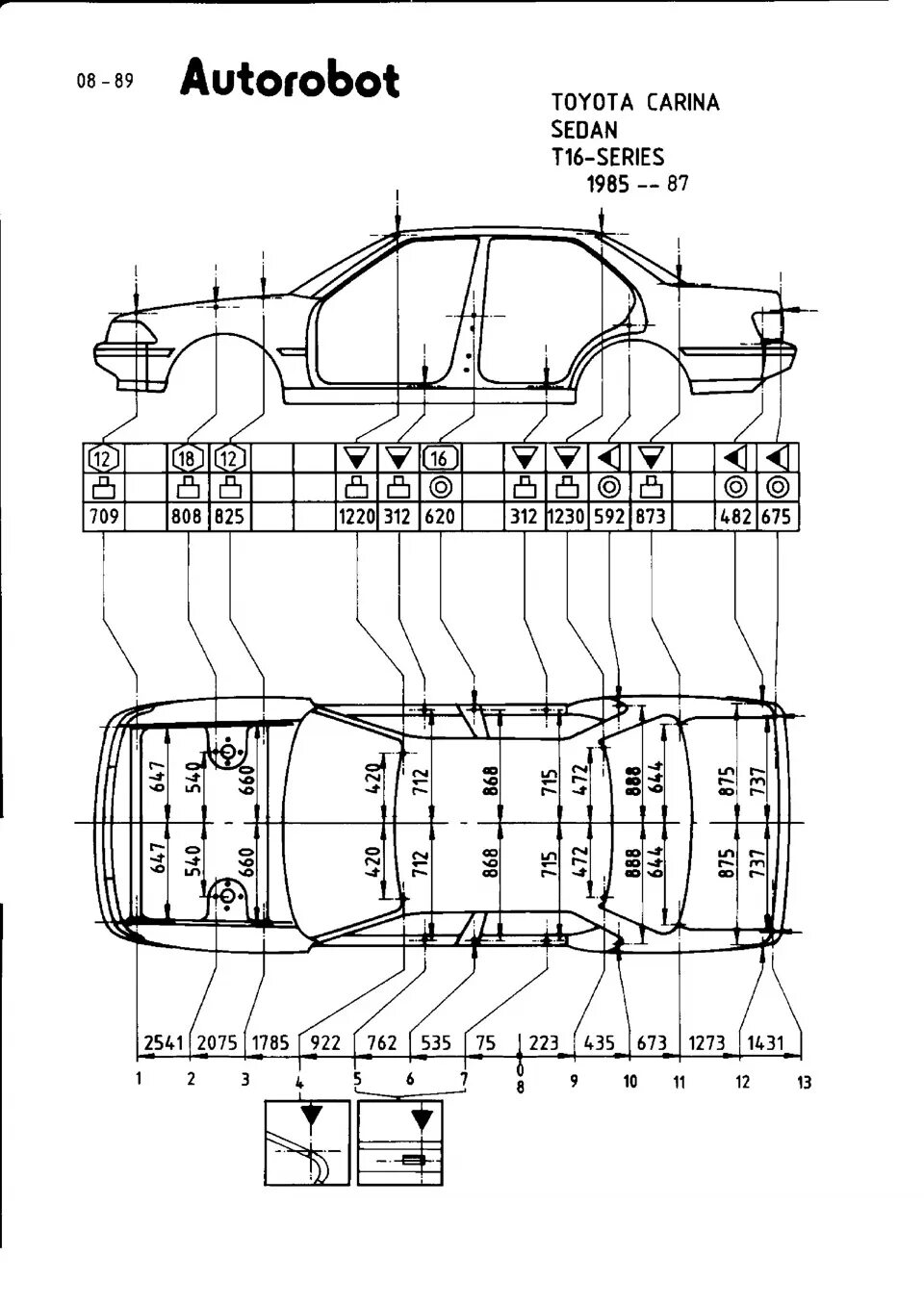 Toyota Carina t190 чертежи. Геометрия кузова Тойота корона 210 кузов.