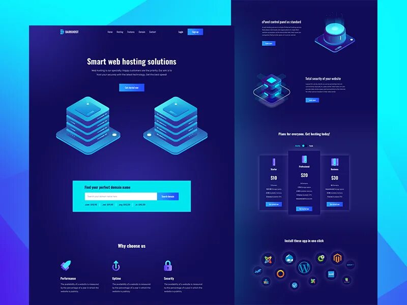Host page. Web-Design лендинг. Лендинг веб дизайнера. Яркий лендинг. Хостинг дизайн.