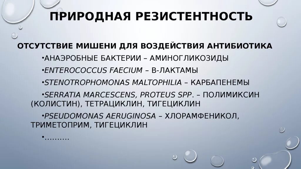 Резистентность к антибиотикам. Природные аминогликозиды. Влияние антибиотиков на организм человека. Устойчивость микроорганизмов. Резистентность у детей