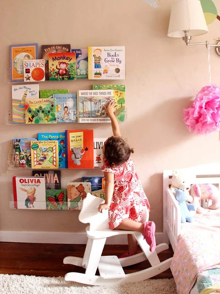 Полка для игрушек. Хранение книг в детской. Идеи для хранения игрушек. Организация хранения игрушек. Идеи для хранения игрушек.
