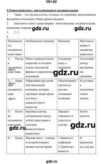 Биология 7 класс параграф 20 вопросы
