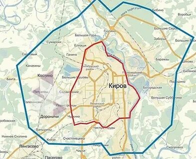 10 на карте киров