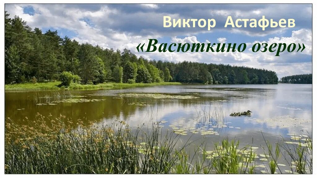 Карта по рассказу васюткино озеро