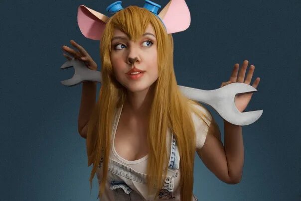 С кем встречается гаечка. Гаечка стример. gadget hackwrench cosplay. гримм гаечки. гаечка онлифанс.