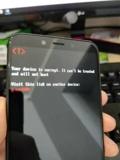 Your device is corrupt it can