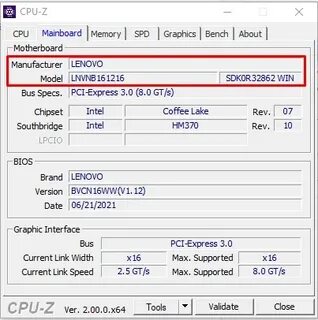 Как узнать название материнской платы windows 10