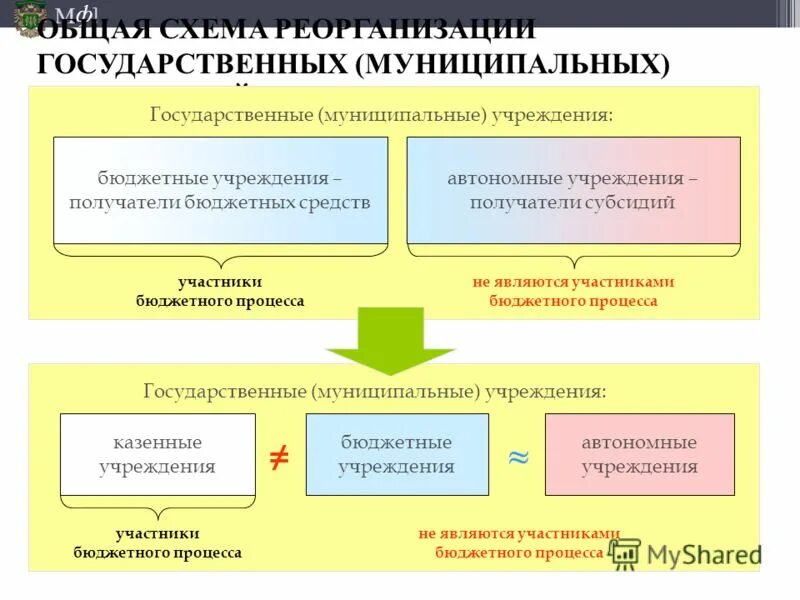 Бюджетные средства в автономном учреждении