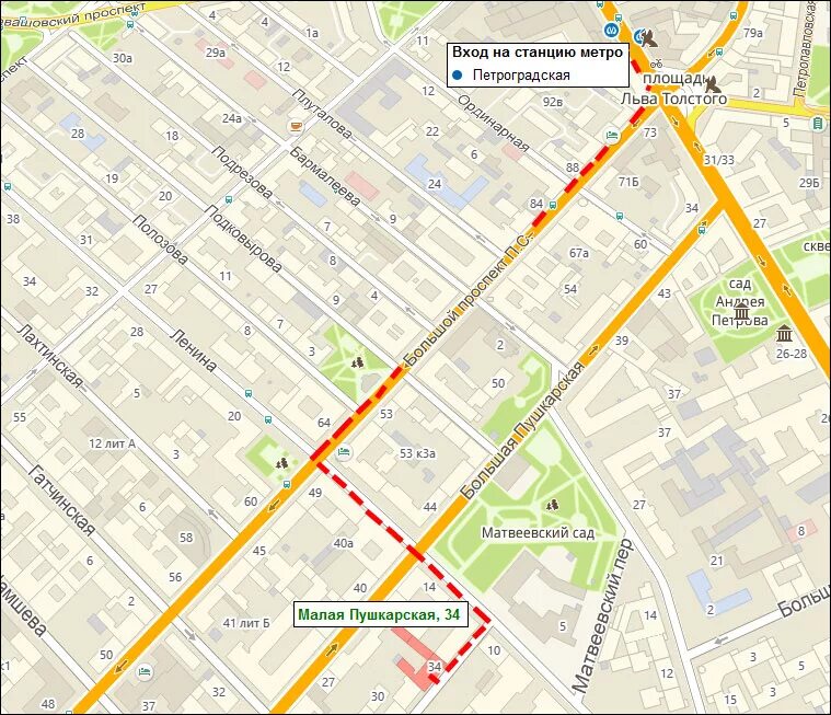 льва толстого какое метро