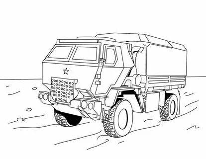 Раскраска машина камаз