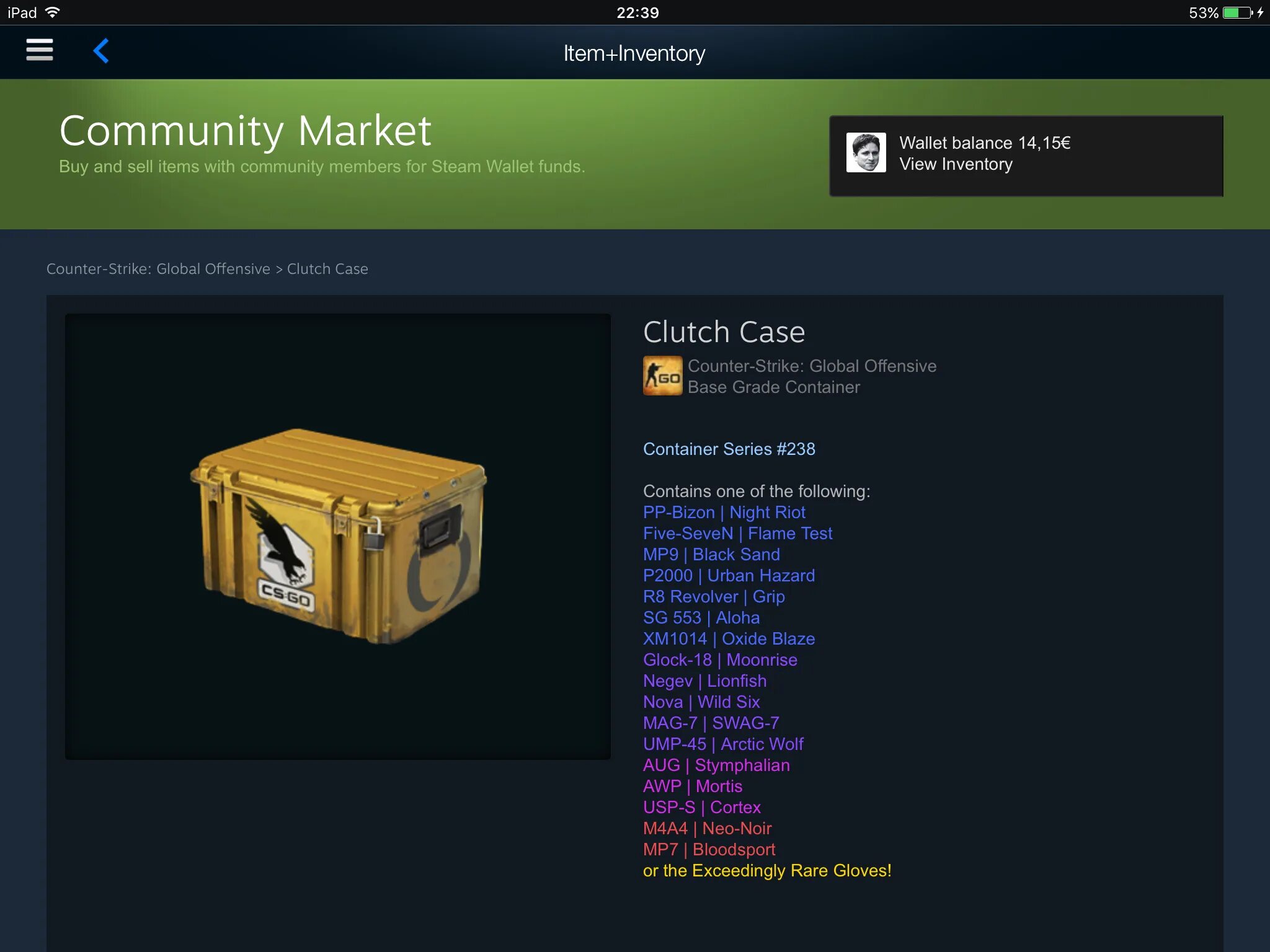 Given case