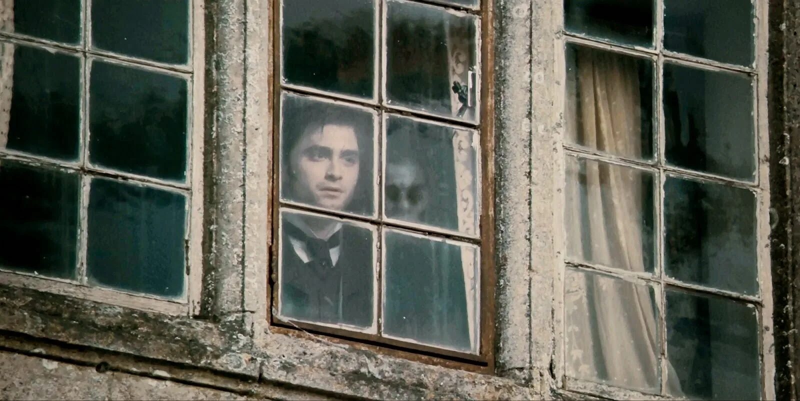 He stood the window