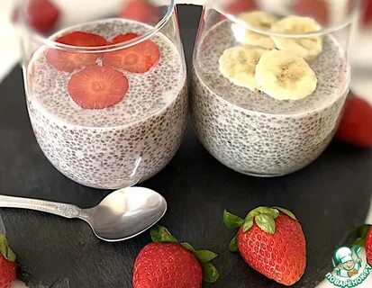 Рецепт десерта с чиа и молоком