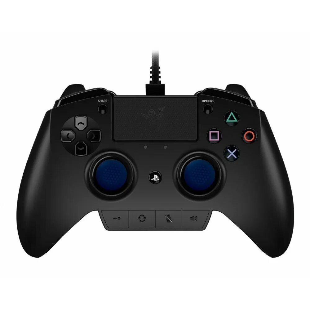 Джойстик ps4 pc. Геймпад Razer Raiju. Геймпад рейзер для ps4. Razer джойстик ps5. Гейпад Rezer для ps4.