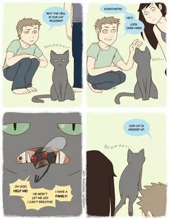 Девочка кошка комикс