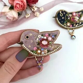 Красивые броши своими руками