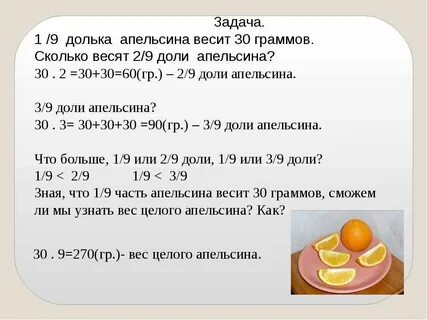 Сколько весит 3 апельсина