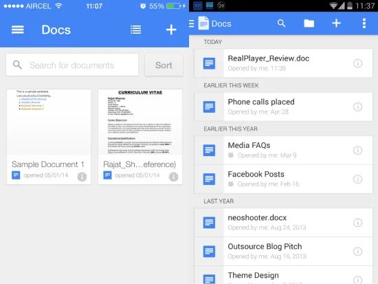 Docs app. Android docs. документы google мобильное приложение. андроид док столбцы. free evernote alternative mac github.