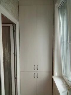 Встраиваемая шкаф на лоджии