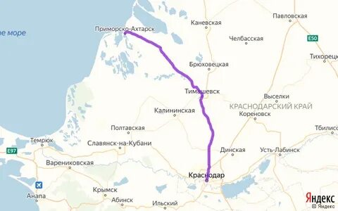 Приморский краснодарский край на карте