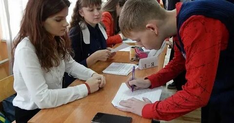 Голосование школа