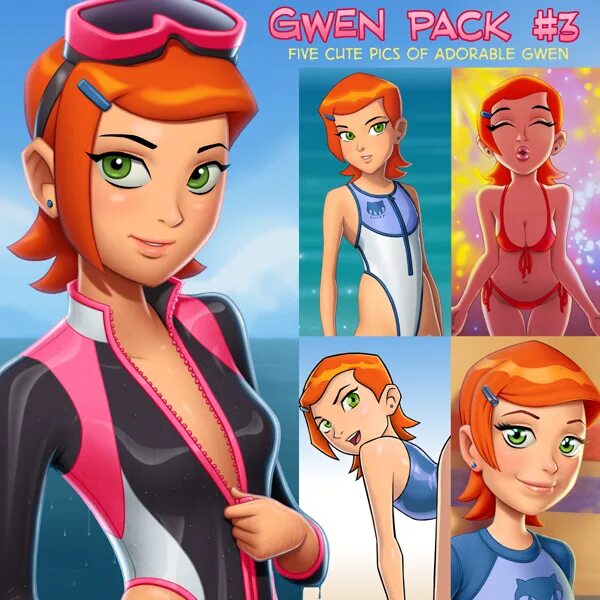 Ben 10 a day with gwen