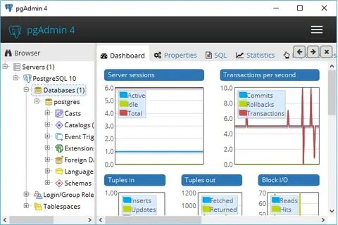 Pgadmin runtime environment