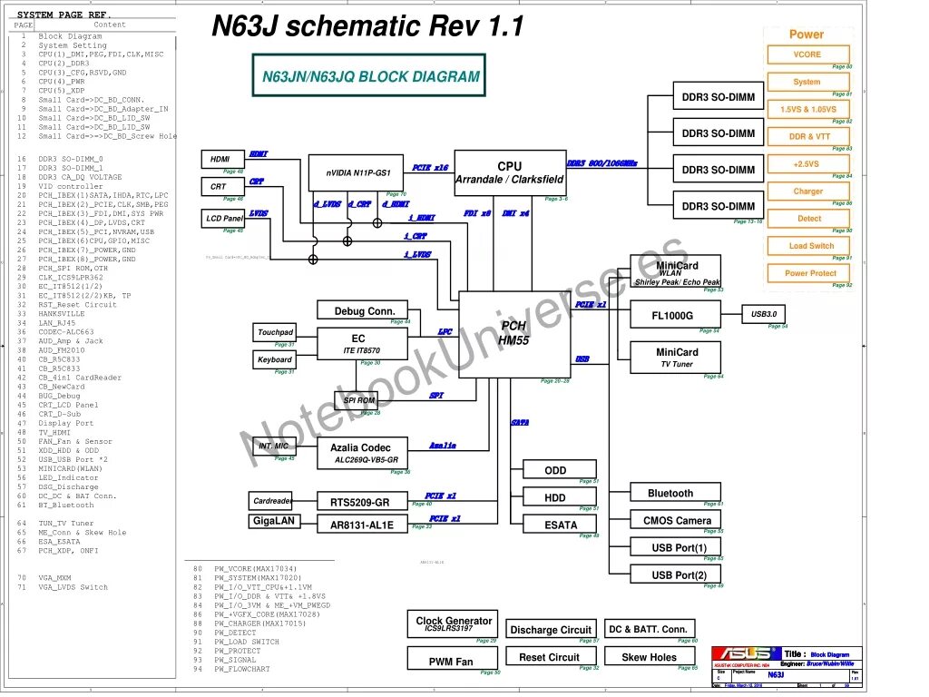Asus pn64 схема платы ASUS SP4BGL-MX REV 1.00 SCH Service Manual download, schematics, eeprom, repair