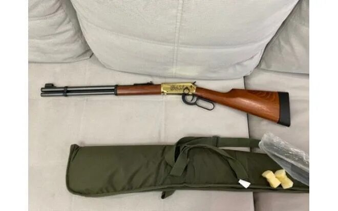 Borner lever action 4.5 мм. Umarex walther lever action 4.5 мм. пневматическая винтовка umarex walther lever action gold. винтовка borner lever action. walther lever action (umarex с баллоном.