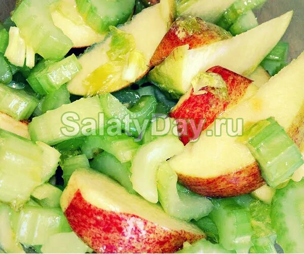 Яблоки салаты из овощей