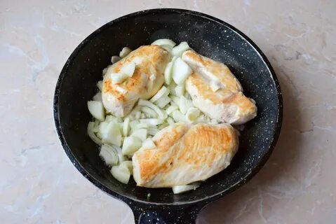 Рецепт курица сыр на сковороде