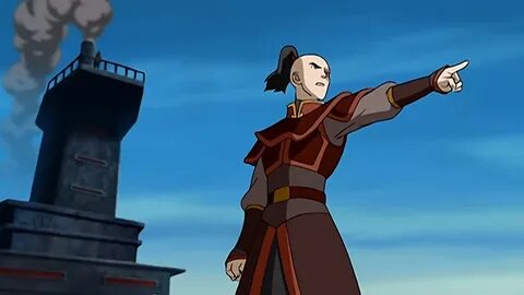 Zuko directs the helmsman to follow the blue light of the Avatar's ree...