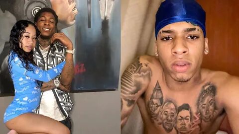 Fans suspected a split between NLE Choppa and his girlfriend Blasian based ...