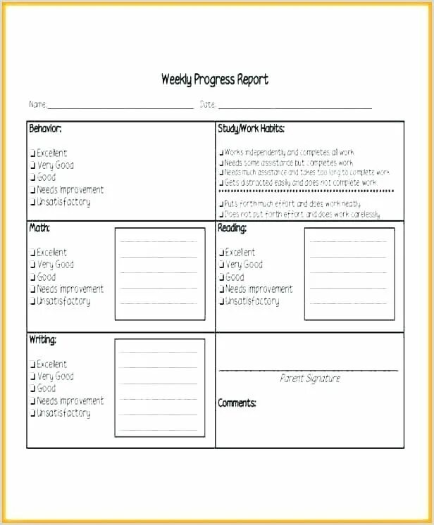 Progress Report. Progress Report Template. Student progress Report. Progress Report Card.