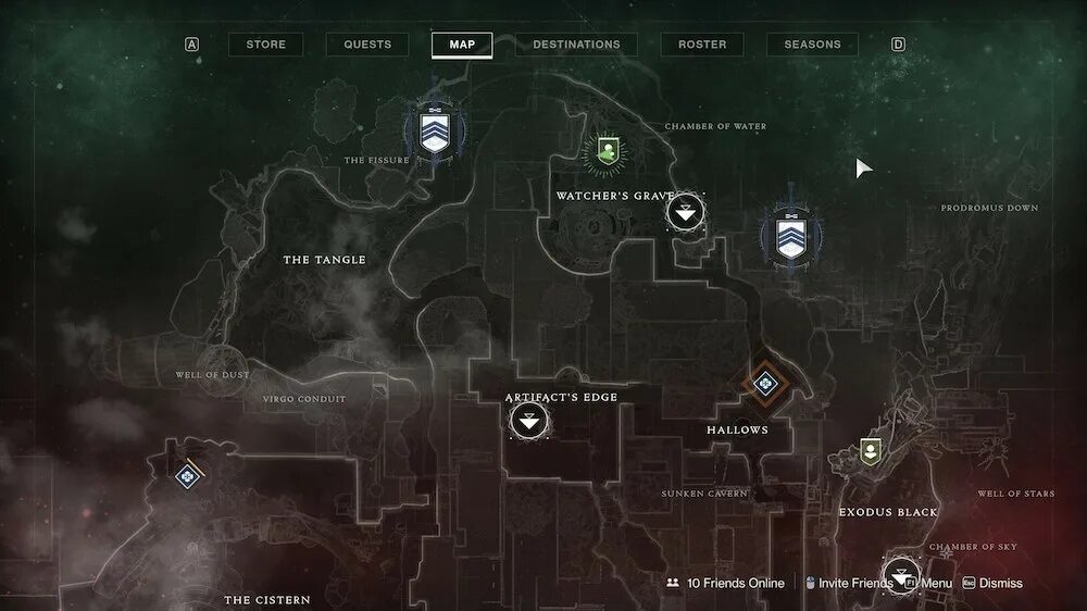 Old location