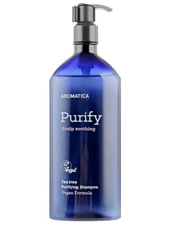 Purifying shampoo. Aromatica tea tree purifying shampoo.