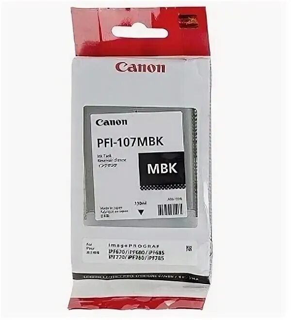 Картриджи для плоттеров canon. Pfi-107mbk. canon pfi-107mbk принтер. комплект картриджей для плоттера canon pfi-107. картридж чернильный canon pfi-1100.